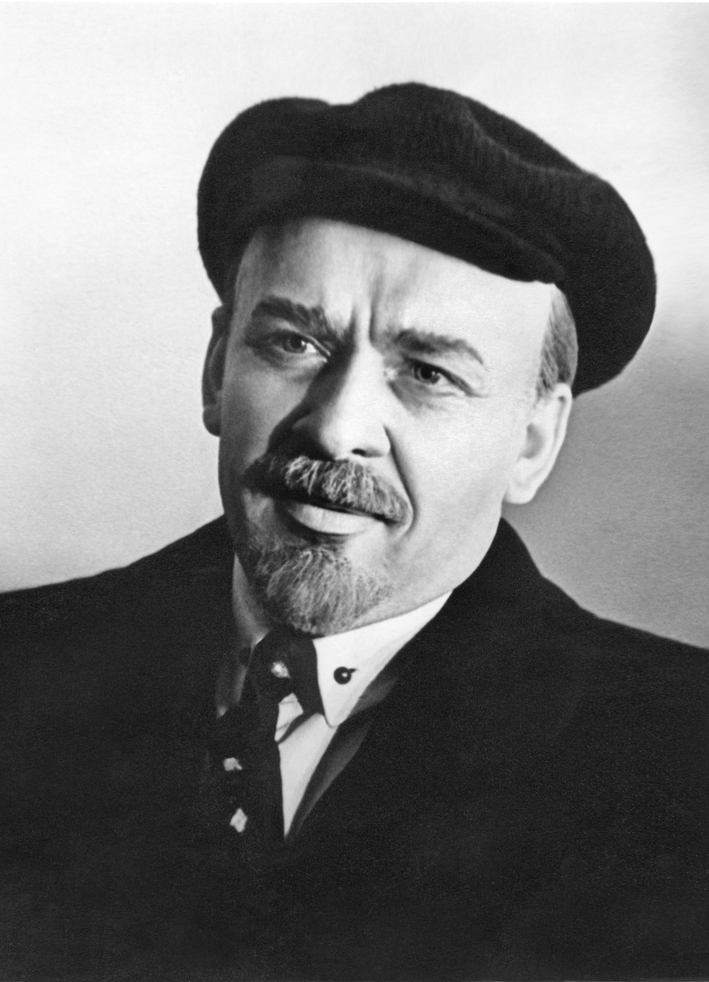Петр Шелохонов в роли Ленина на празднике 7 ноября 1967 г. 